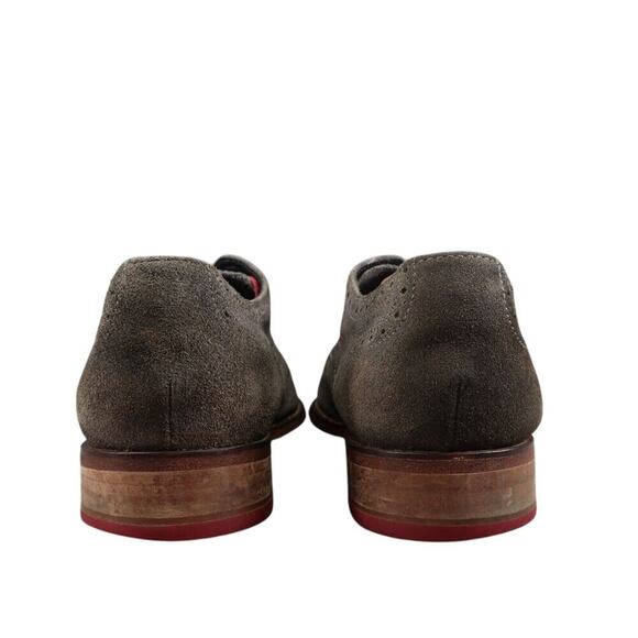 Cole Haan Shoes Mens 9 Oxford Wingtip Professional Formal Leather Classic Gray - Picture 4 of 16